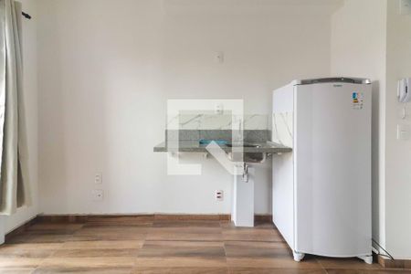 Sala e Cozinha de apartamento para alugar com 1 quarto, 24m² em Vila Butantã, São Paulo