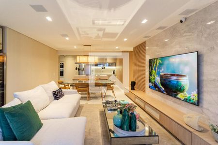 Sala de apartamento à venda com 4 quartos, 197m² em Jardim das Acacias, São Paulo