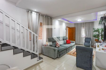 Sala  de casa à venda com 4 quartos, 261m² em Piraporinha, Diadema