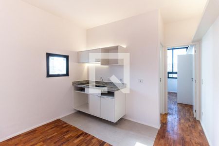 Sala/Cozinha de apartamento para alugar com 1 quarto, 40m² em República, São Paulo