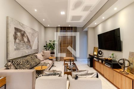 Sala de apartamento para alugar com 3 quartos, 125m² em Higienópolis, São Paulo