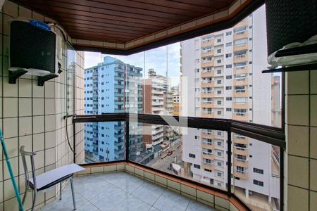 Sacada  de apartamento para alugar com 2 quartos, 100m² em Guilhermina, Praia Grande