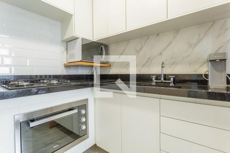 Sala/Cozinha de apartamento para alugar com 1 quarto, 29m² em Indianópolis, São Paulo