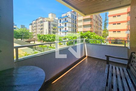 varanda  de apartamento para alugar com 3 quartos, 126m² em Parque Enseada, Guarujá