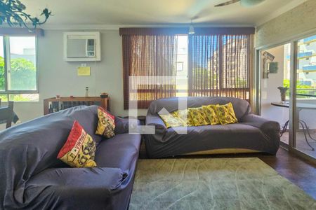 Sala de apartamento para alugar com 3 quartos, 126m² em Parque Enseada, Guarujá