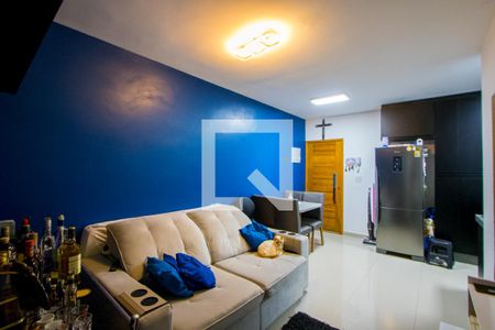 Sala de casa à venda com 2 quartos, 57m² em Vila Pires, Santo André