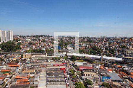 Vista da Varanda da Sala/Cozinha de apartamento para alugar com 2 quartos, 32m² em Vila Plana, São Paulo