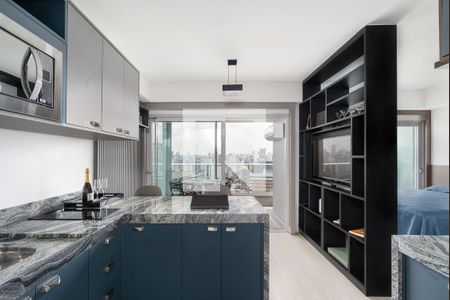 Cozinha de apartamento para alugar com 1 quarto, 36m² em Butantã, São Paulo