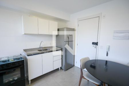 Sala - Cozinha  de apartamento para alugar com 2 quartos, 36m² em Jardim Caravelas, São Paulo