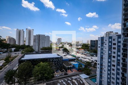 Varanda - área de serviço vista  de apartamento para alugar com 2 quartos, 36m² em Jardim Caravelas, São Paulo