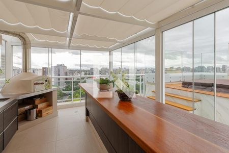 Varanda Sala  de apartamento para alugar com 2 quartos, 290m² em Indianópolis, São Paulo