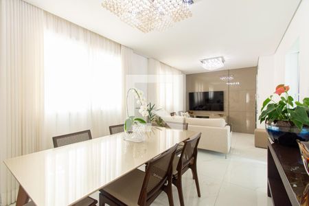 Sala de Jantar de apartamento à venda com 3 quartos, 119m² em Sion, Belo Horizonte