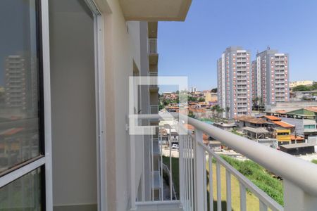 Sacada Sacada Sala/Cozinha de apartamento para alugar com 2 quartos, 36m² em Vila Carmosina, São Paulo