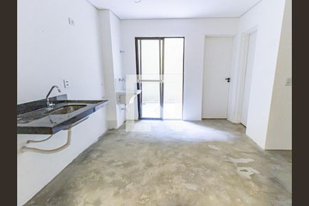 Sala/Cozinha de apartamento à venda com 1 quarto, 32m² em Parque da Mooca, São Paulo