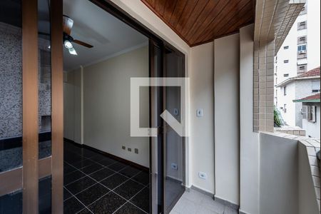 Varanda de apartamento para alugar com 1 quarto, 62m² em Boqueirão, Santos