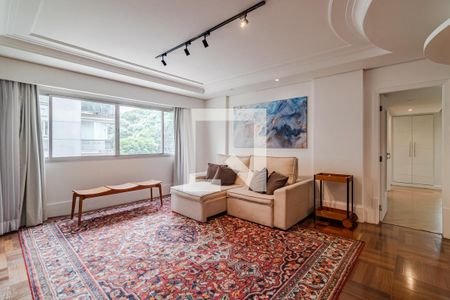 Sala de apartamento para alugar com 3 quartos, 137m² em Jardim Paulista, São Paulo