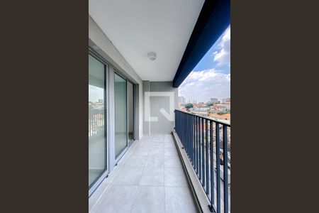 Varanda da Sala de kitnet/studio para alugar com 1 quarto, 35m² em Ipiranga, São Paulo