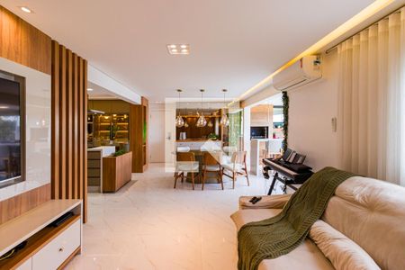 Sala de apartamento à venda com 3 quartos, 129m² em Jardim Caboré, São Paulo