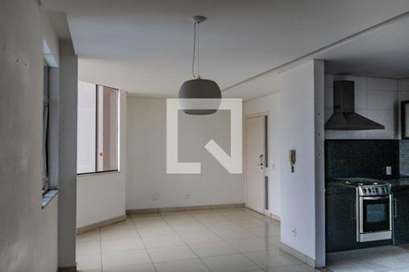 Sala de apartamento à venda com 1 quarto, 85m² em Grajaú, Belo Horizonte