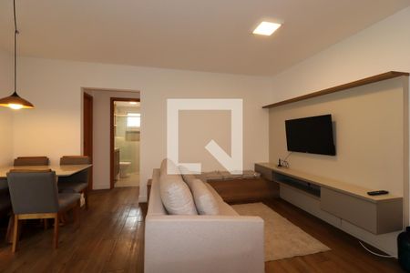 Sala de apartamento para alugar com 2 quartos, 64m² em Jardim Bela Vista, Santo André