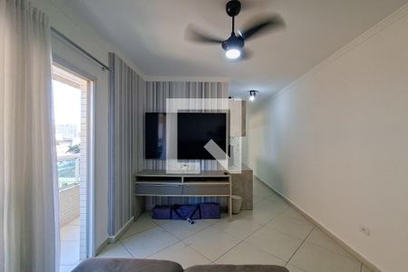 Sala de apartamento para alugar com 1 quarto, 60m² em Guilhermina, Praia Grande