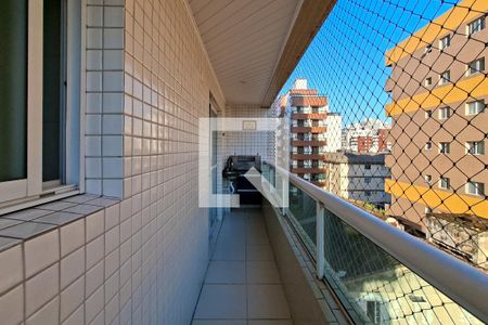 Sacada  de apartamento para alugar com 1 quarto, 60m² em Guilhermina, Praia Grande