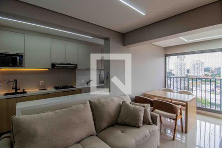 Sala de apartamento para alugar com 1 quarto, 45m² em Vila Sonia, São Paulo
