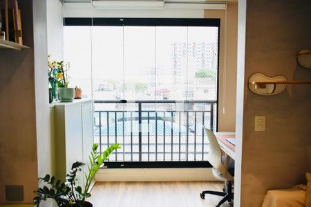 Sacada de apartamento à venda com 1 quarto, 35m² em Mirandópolis, São Paulo