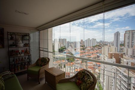 VARANDA DA SALA de apartamento à venda com 3 quartos, 144m² em Lauzane Paulista, São Paulo