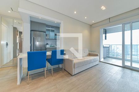 Sala de apartamento à venda com 1 quarto, 49m² em Vila Gertrudes, São Paulo