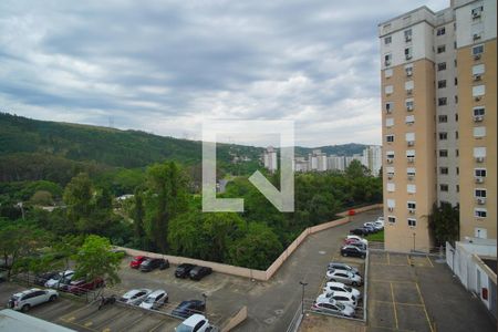 Sala - Vista de apartamento para alugar com 3 quartos, 68m² em Jardim Carvalho, Porto Alegre