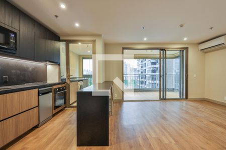 Sala de apartamento para alugar com 2 quartos, 87m² em Indianópolis, São Paulo