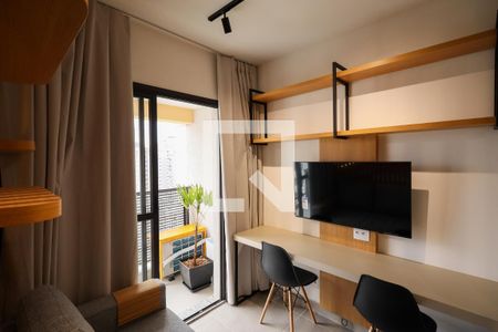 Sala de kitnet/studio para alugar com 1 quarto, 27m² em Jardim das Acacias, São Paulo