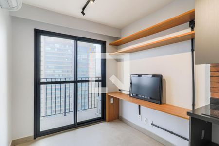 Sala de apartamento para alugar com 1 quarto, 27m² em Campo Belo, São Paulo