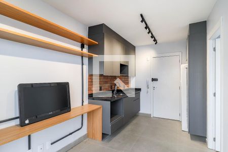 Sala de apartamento para alugar com 1 quarto, 27m² em Campo Belo, São Paulo