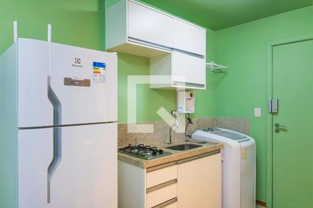 Cozinha de apartamento para alugar com 1 quarto, 28m² em Sqnw, Brasília