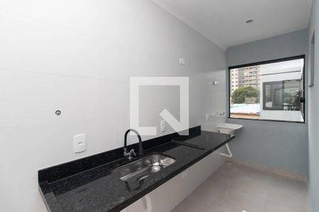 Cozinha e Área de Serviço de apartamento para alugar com 2 quartos, 46m² em Carandiru, São Paulo