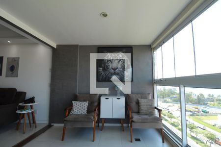 Sala - Varanda de apartamento para alugar com 3 quartos, 85m² em Barra da Tijuca, Rio de Janeiro