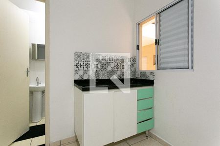 Cozinha de kitnet/studio para alugar com 1 quarto, 20m² em Vila Prudente, São Paulo