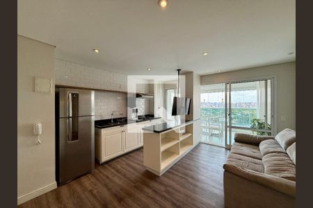 Sala  de apartamento para alugar com 2 quartos, 68m² em Campo Belo, São Paulo