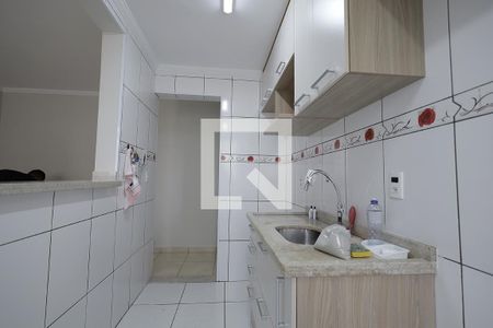 Cozinha de apartamento para alugar com 2 quartos, 45m² em Parque Sao Vicente, Santo André