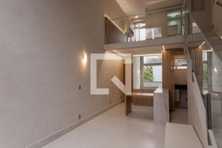 Sala de apartamento à venda com 1 quarto, 55m² em Carmo, Belo Horizonte