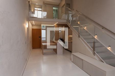 Sala de apartamento à venda com 1 quarto, 55m² em Carmo, Belo Horizonte