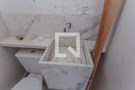 Pia do Lavabo na Sala de apartamento para alugar com 1 quarto, 55m² em Carmo, Belo Horizonte