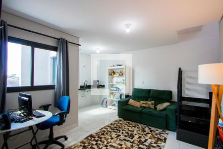 Sala/Cozinha de apartamento para alugar com 2 quartos, 90m² em Vila Vilma, Santo André