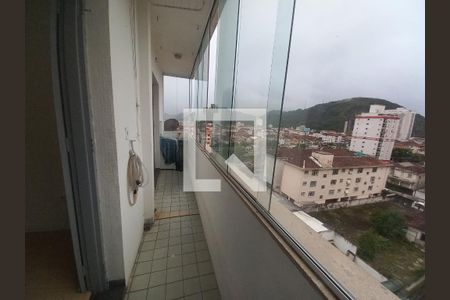 Varanda de apartamento para alugar com 2 quartos, 68m² em Centro, São Vicente
