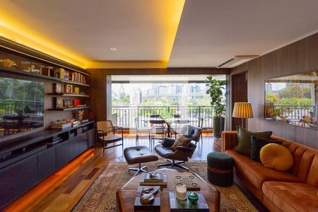 Sala de apartamento para alugar com 1 quarto, 64m² em Vila Cordeiro, São Paulo