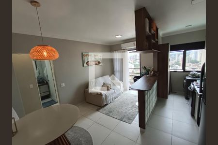 Sala/cozinha de apartamento à venda com 1 quarto, 40m² em Vila da Saúde, São Paulo