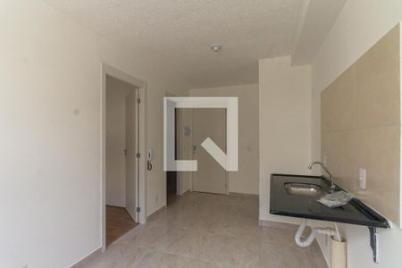 Sala/Cozinha de apartamento para alugar com 1 quarto, 25m² em Jardim America da Penha, São Paulo