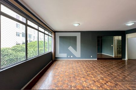 Sala de apartamento para alugar com 3 quartos, 142m² em Laranjeiras, Rio de Janeiro